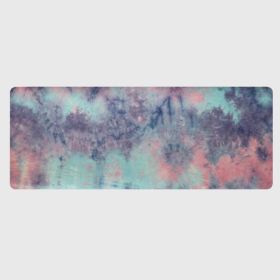Eco-Friendly Suede Yoga Mat – Non-Slip Tie-Dye Mat for Home Workouts, Stretching & Meditation
