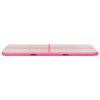 Inflatable Gymnastics Mat with Pump 275.6"x39.4"x3.9" PVC Pink