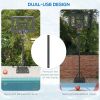 Soozier Portable Basketball Hoop, 7.5-10FT Height Adjustable Swimming Pool Basketball Goal with 43.25" Backboard, Wheels and Fillable Base, for Youth