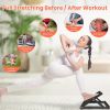 Steel Calf Stretcher Slant Board With 5 Adjustable Inclines 0° to 50° Non-Slip Textured Surface 500LBS Max Load Capacity For Foot Knee Ankle Tendon St