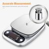 Digital Kitchen Food Diet Scale, Multifunction Weight Balance 22lbs 1g Kitchen Scale Stainless Steel Weighing Scale For Food Diet Postal Balance Measu