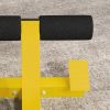 Soozier Roman Chair Back Extension Machine, Height Adjustable Hyperextension Bench with Dip Bars, Multi-Functional for Back, Core, Arms and Whole-Body