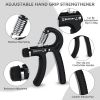 Hand Grip Exerciser Strengthener,Grip Strength Trainer, with Adjustable Resistance 11-132 Lbs (5-60kg), Forearm Strengthener, Hand Exerciser for Muscl