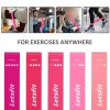 Fitness belt 5P Resistance Bands for Legs and Butt-Resistance Bands for Women Butt and Legs; Workout Bands for Women; Fabric Booty Resistance Bands Se