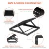 Steel Calf Stretcher Slant Board With 5 Adjustable Inclines 0° to 50° Non-Slip Textured Surface 500LBS Max Load Capacity For Foot Knee Ankle Tendon St