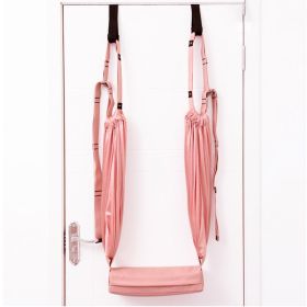 Yoga Leg Stretcher Strap Backbend Training Rope For Flexibility Training; Home Exercise Accessories (Color: pink)