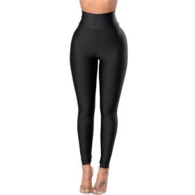 Women Leggings High Waist Tummy Compression Control Slimming Leggings (Soft Light Fabric, Slightly Transparent) (Color: colorful, size: L)