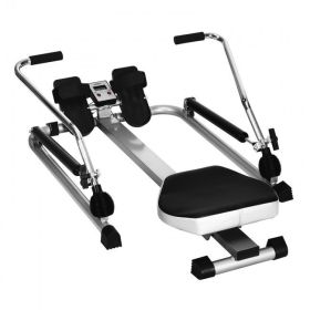 Adjustable Double Hydraulic Resistance Rowing Exercise  Fitness Machine (Type: Exercise & Fitness, Color: As the pictures shown)