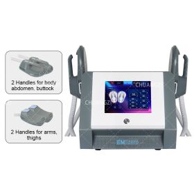 EMS Body Slimming Machine Neo Building Muscle Stimulator Hip Buttock Lifting Emszero Sculpt Fat Removal Equipment (Color: 4 Handle)