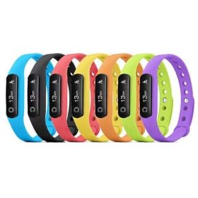 SmartFit Feather Lite Touch Screen Watch and 24/7 Activity Tracker + 1 Free Bonus Band (Color: Orange)