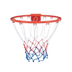 Sport Equipments Basketball Rim with Net for Indoor & Outdoor (Type: 18 Inch, Color: Orange Red)