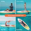 Inflatable Stand Up Paddle Board – Simple Deluxe Premium SUP for All Skill Levels, Pink Paddle Boards for Adults & Youth, Blow Up Stand-Up Paddleboard