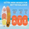 Inflatable Stand Up Paddle Board – Simple Deluxe Premium SUP for All Skill Levels, Pink Paddle Boards for Adults & Youth, Blow Up Stand-Up Paddleboard